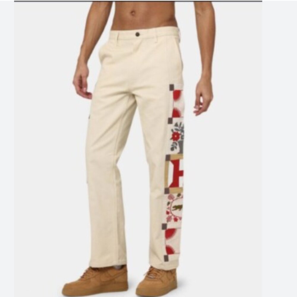 NWOT Honor the Gift Hawthorne Patchwork Canvas Pants Size 32x29